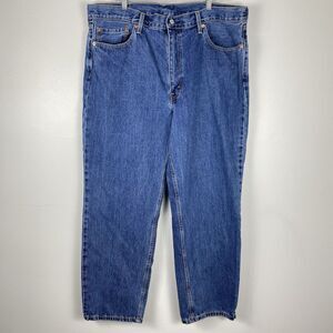 Levi's 550 Men's 40x30 Medium Blue Wash Jeans Straight Casual Work Pants